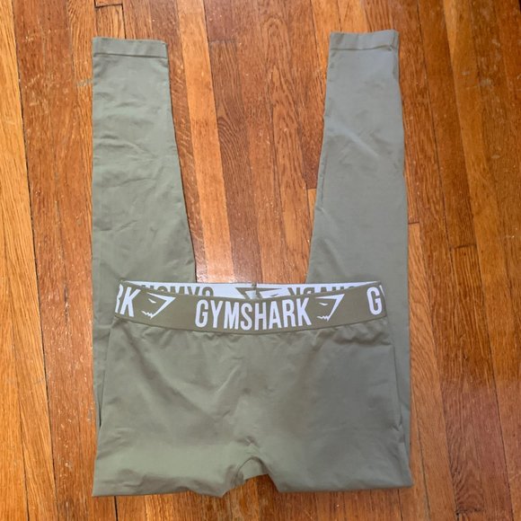 Gymshark Pants - Gymshark Fit Leggings Khaki Green